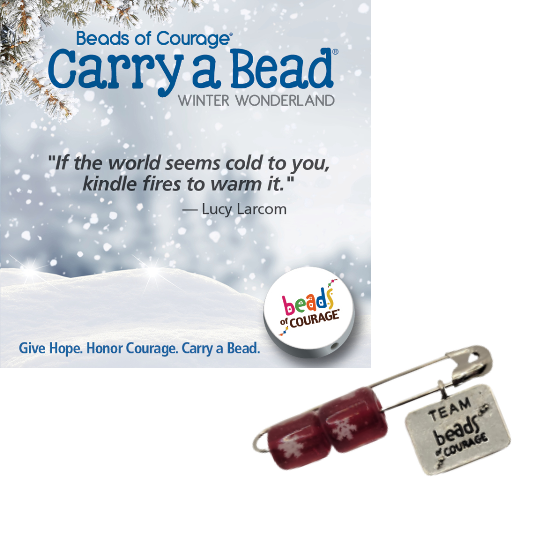 Beads of Courage, Winter Carry a Bead 2023 - Artist Exclusive - Stephanie White