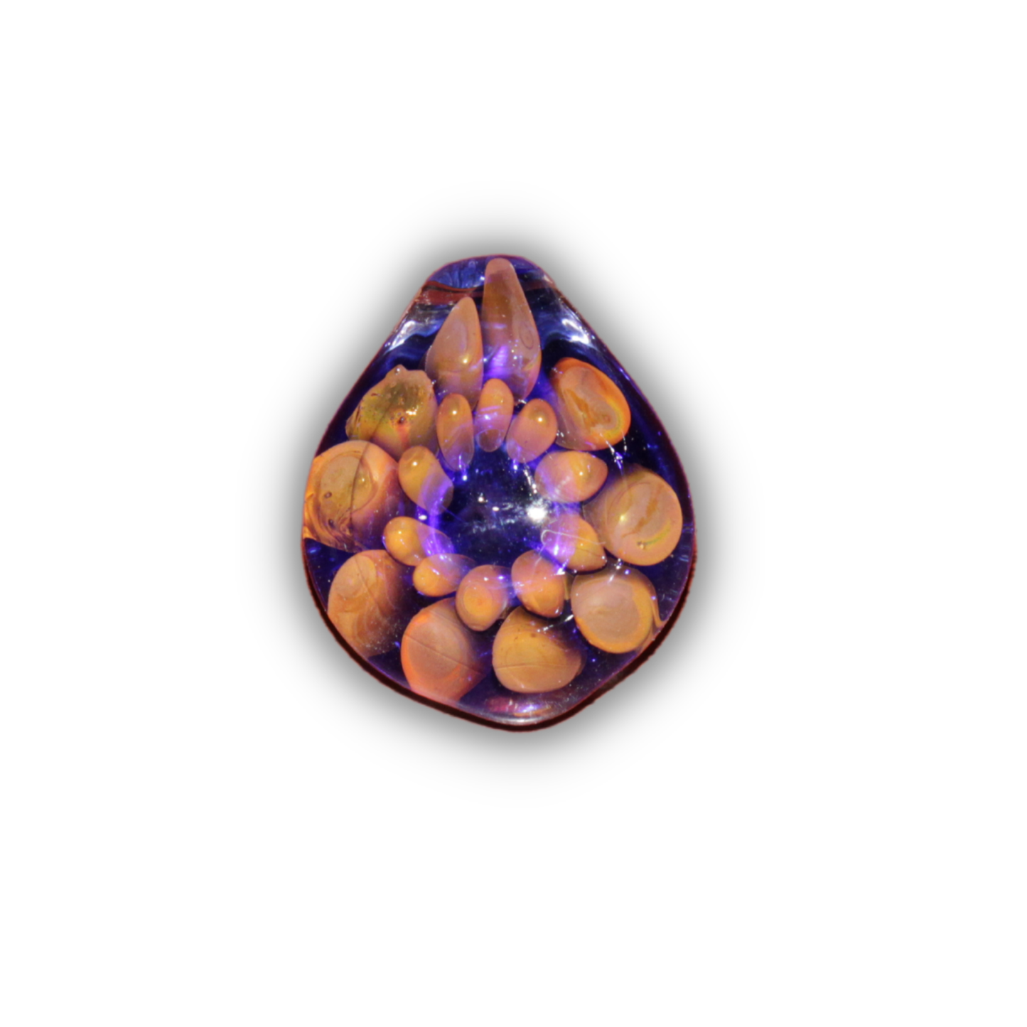 Beads of Courage, Artist Exclusive - Rashan Omari Jones - Limited Edition Handmade Glass 20th Anniversary Pendant #40