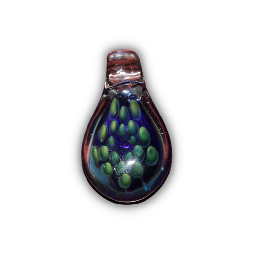 Beads of Courage, Artist Exclusive - Rashan Omari Jones - Limited Edition Handmade Glass 20th Anniversary Pendant #59