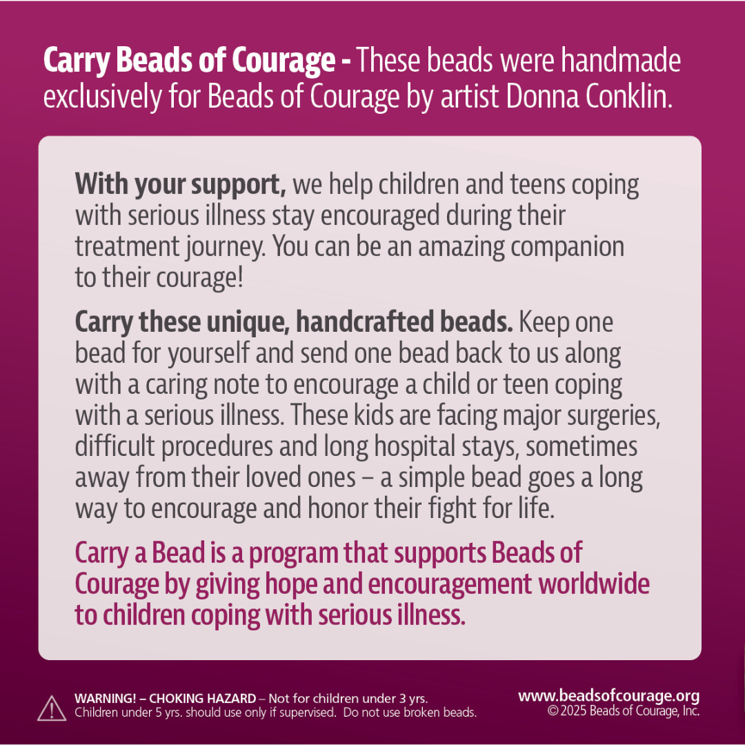 Courage Crew - Wave Carry a Bead Kit - Artist Exclusive by Donna Conklin