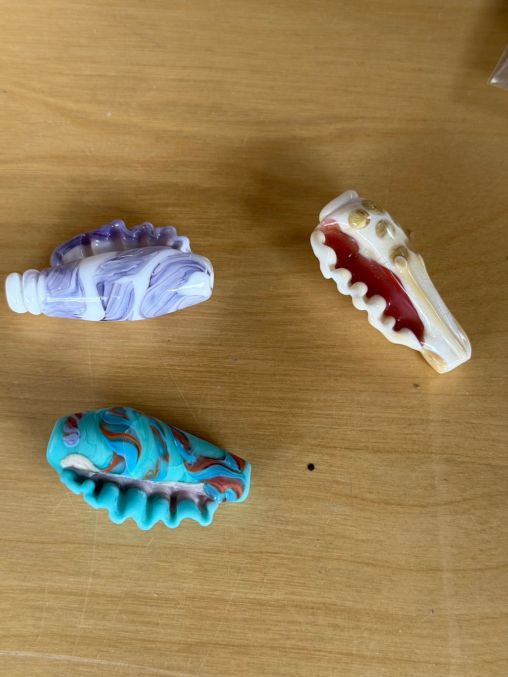 August 2025 Bead of the Month - "We are like seashells upon the beach, beautiful and unique, each with a story of its own to tell!”