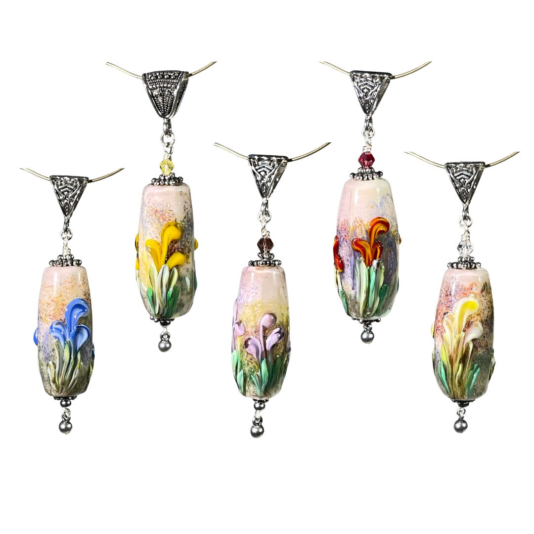 Beads of Courage, Artist Exclusive - Robert Simmons - Limited Edition Handmade Glass 20th Anniversary Pendant (Assorted Colors!)