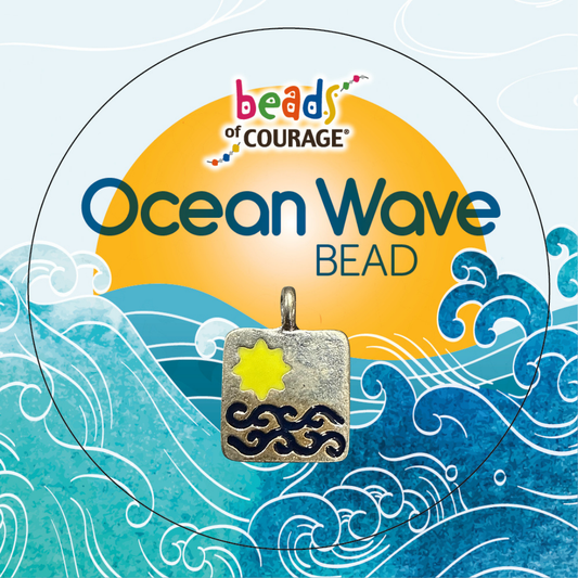 World Beads of Courage Day 2025 - Ocean Wave Bead