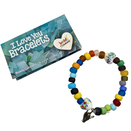 I Love You Bracelets - Made By Arizona School of the Deaf and Blind Students