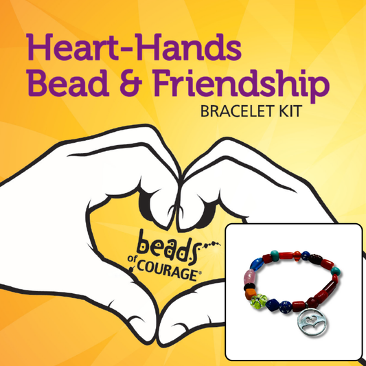 Beads of Courage, World Beads of Courage 2024 - Heart Hands Bead & Friendship Bracelet Kit