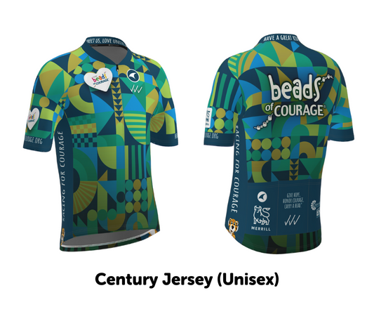 Team Beads of Courage 2025 Century Jersey