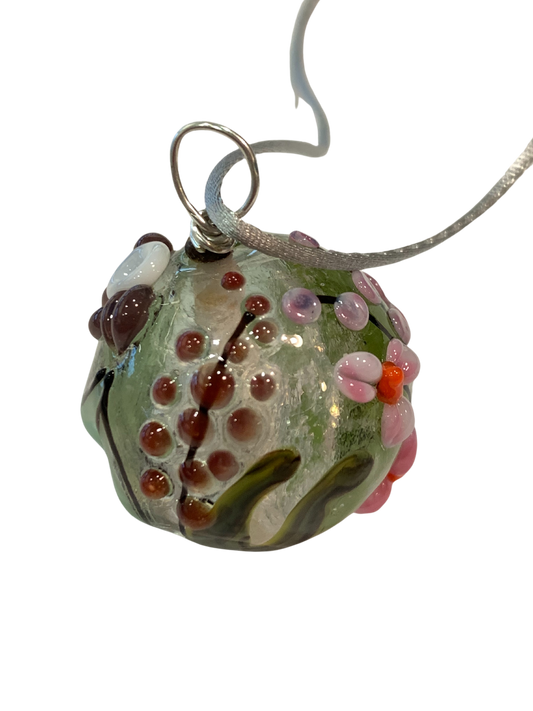 Beads of Courage, Artist Exclusive - Kris Schaible - Limited Edition Handmade Glass 20th Anniversary Pendant 