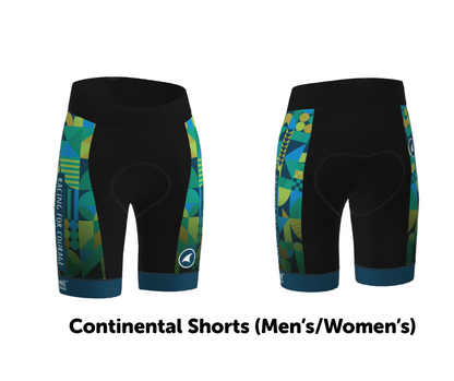 Team Beads of Courage 2025 Continental Shorts (Short Inseam, Men's/Women's)