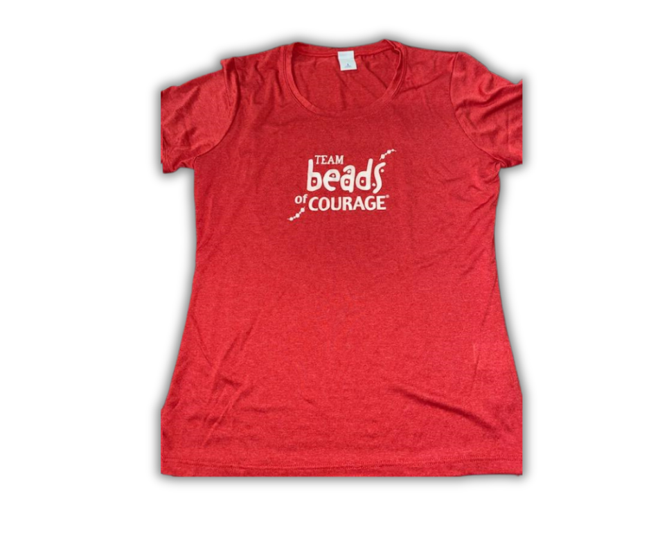 Beads of Courage, Team Beads of Courage Dri-fit Shirt - Red (Women)