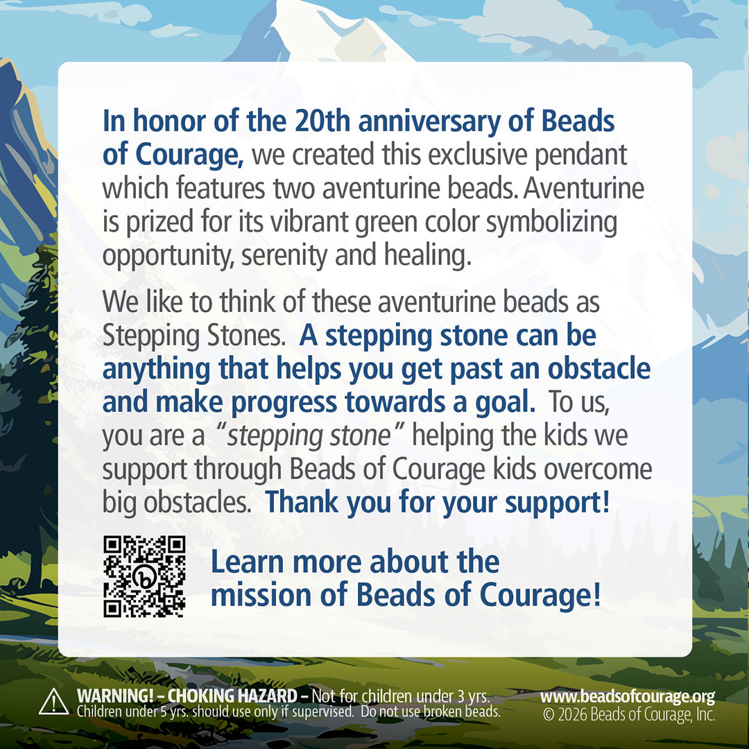 Stepping Stones Add a Bead Pendant Aventurine
