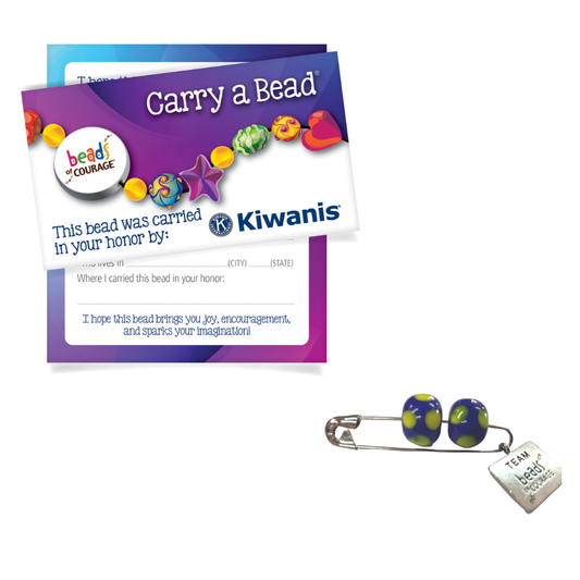 Beads of Courage, Kiwanis Group Carry a Bead Kit - for 25 people
