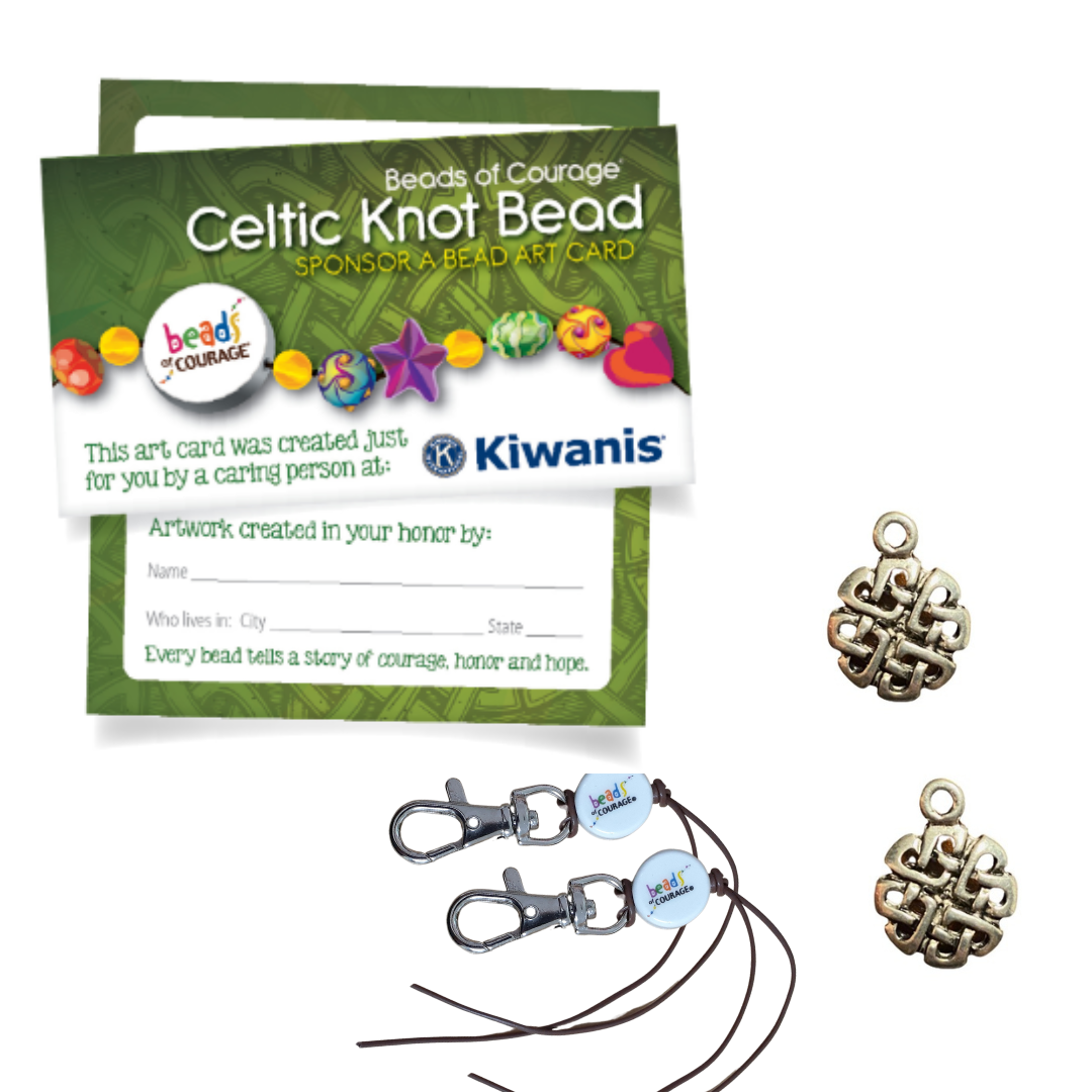 Beads of Courage, Kiwanis - Celtic Knot Art Card Kit 