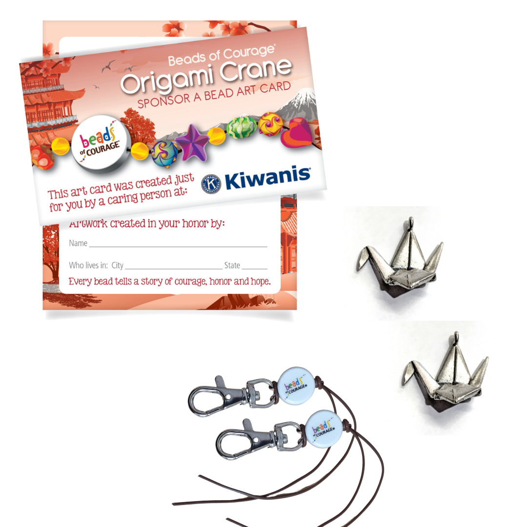Beads of Courage, Kiwanis - Crane Art Card Kit 