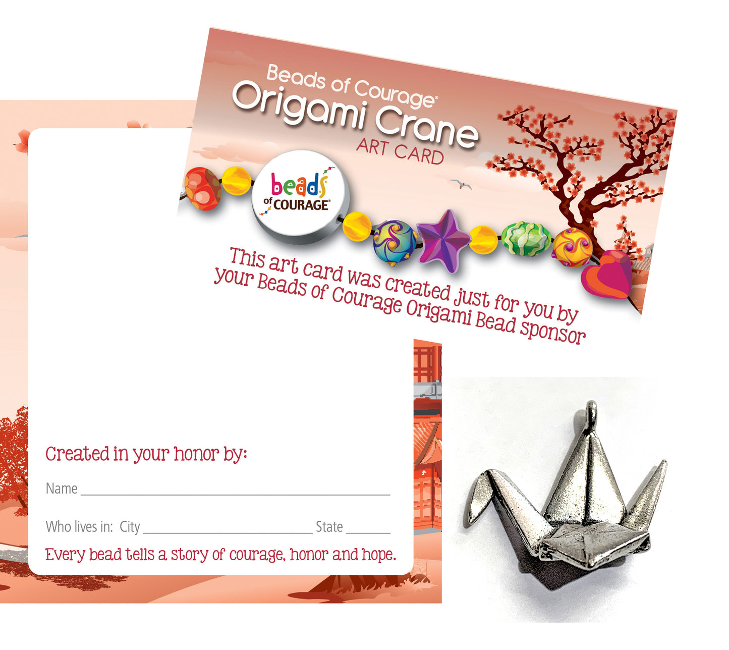 Beads of Courage, Art Card Kit - Crane