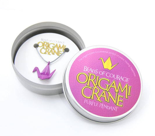 Origami Crane - Purple