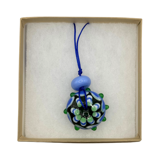 Mandala Bead #10 – Exclusive Artist Made Bead by Bill Wise