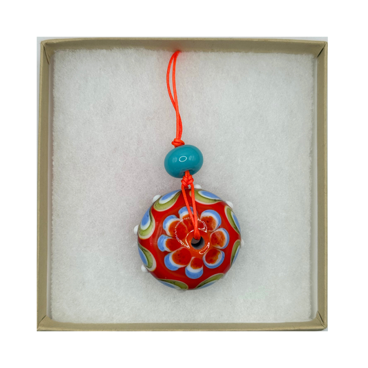 Mandala Bead #13 – Exclusive Artist Made Bead by Bill Wise