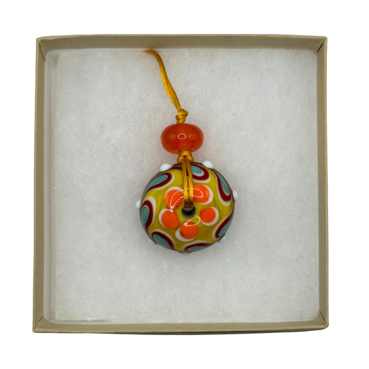 Mandala Bead #15 – Exclusive Artist Made Bead by Bill Wise
