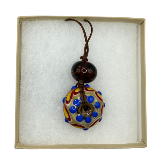 Mandala Bead #8 – Exclusive Artist Made Bead by Bill Wise