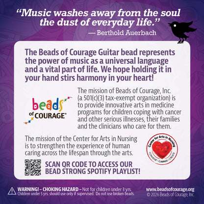 Beads of Courage Guitar Bead
