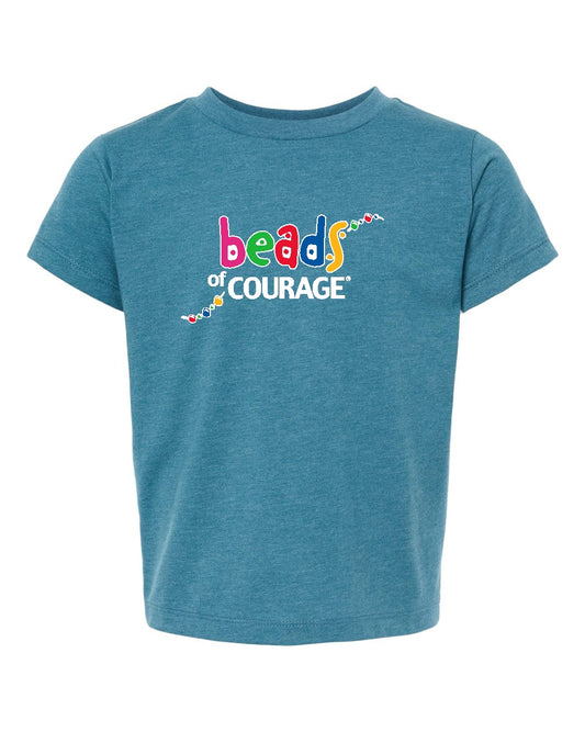 Beads of Courage, 20th Anniversary Beads of Courage Youth and Toddler T-Shirt (Deep Teal) 